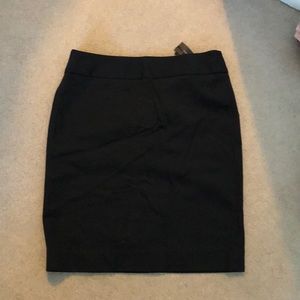 NWT banana republic black pencil skirt 12